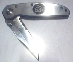 valknut-folding belt-knife